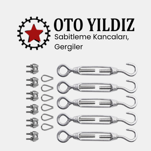Sabitleme Kancaları, Gergiler